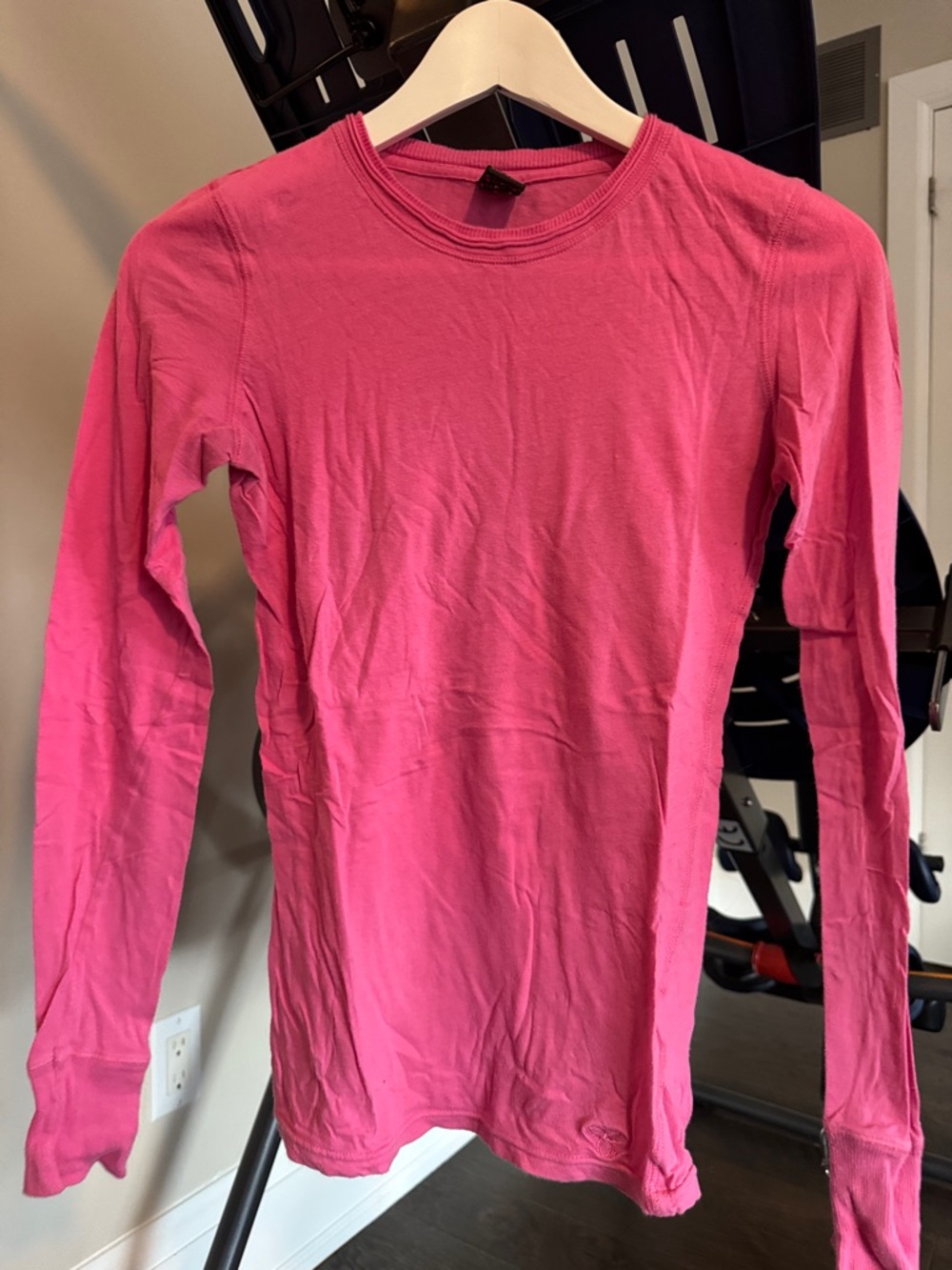 TNA Long Sleeve Tee in Bright Pink